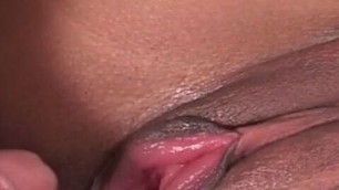 Hot black slut loves that dick in her pussy
