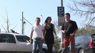 Big boobs wife joins her first bisexual threesome fucking