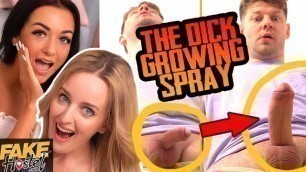Fake Hostel - Micro Penis Guy Grows 8 Inches with Dick Growing Spray and Gets into a Threesome