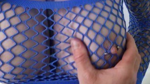 BIG TIT BIG ASS Petite MILF Stepmom Amateur Pornstar – Blowjob and Fuck in Blue Lace Lingerie - Melody Radford