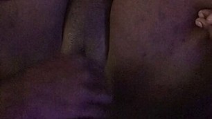 Fucking my real ebony sex doll