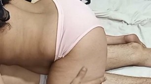 treatment of body with sexy massage by sara rubbing her beautifull big boobs over my body and shaking
