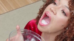 PremiumBukkake - Katrina swallows 78 huge mouthful cumshots