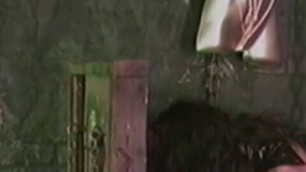 Blonde gets humiliated and locked up in dungeon