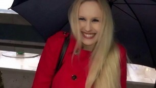 Super Thick Blonde Angel Wicky Decides To Fuck Big Black Cock Outdoors To Pass The Time - LETSDOEIT
