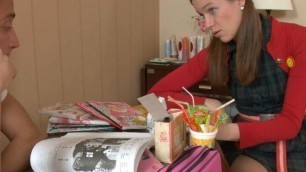 From learning English to deepthroat cum swallowing, these teens...