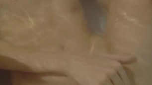HORNY GIRL HAS WET PUSSY ORGASM IN HOT BATH - CANDICE DELAWARE