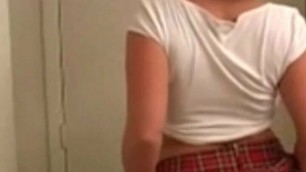 Blonde Lady Blows A Cock And Makes It Cum