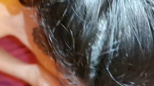 POV petite girl sucking big cock
