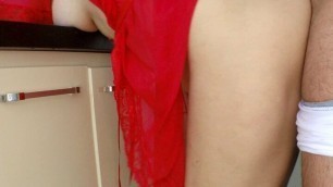 Fucking My Unfaithful Step Mother in The Kitchen Early Morning