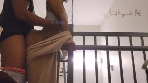 She Traded me a Blowjob for Backshots. Snuck a Quickie in the Stairwell.