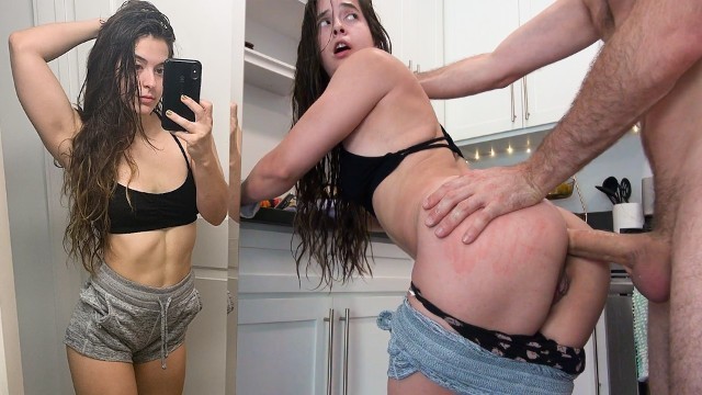 FIRST TIME ANAL Leads to Multiple Anal Orgasms - Abbie Maley Ass Fucked by James Deen
