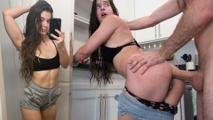 FIRST TIME ANAL Leads to Multiple Anal Orgasms - Abbie Maley Ass Fucked by James Deen