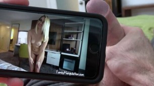 Slutty Stepsister Taylor Pierce Takes Stepbro's Cum After Catching Him and His Porn Collection
