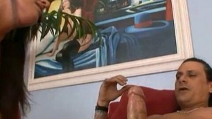 Brunette slim ho getting coochie fucked and licked