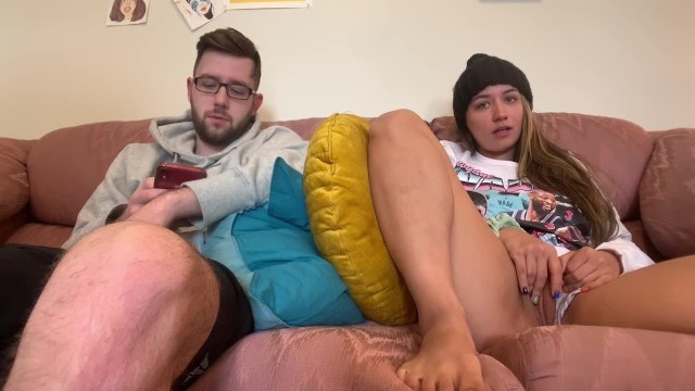 My Step-dad Catches me Touching myself and wants to Helps me SQUIRT!