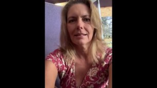 MILF Public Flashing in Restaurant