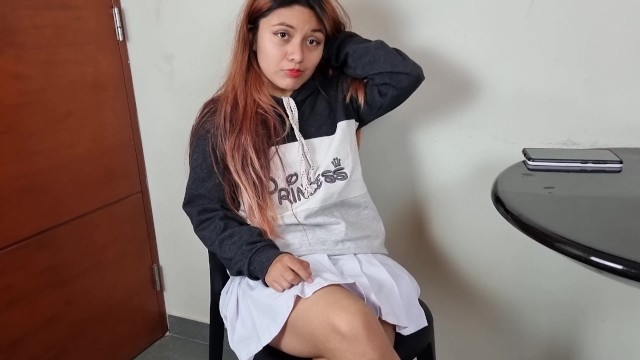 Hot College Girl Gets Fucked and Cum inside her Ass for a better Grade