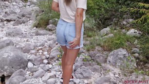 I suck a dick in the mountains so that no one sees us