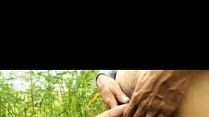 Outdoor Masturbation With ejaculation-indian handjob