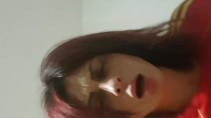 Spanish Girl Sucking and Fucking the Neighbor
