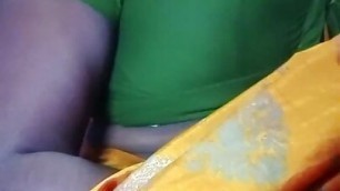 INDIAN TAMIL AUNTY boobs and pussy show