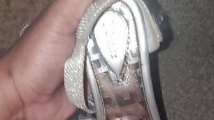 bought glittering heels from Facebook Market Place