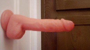 Dildo Sucking Up Close