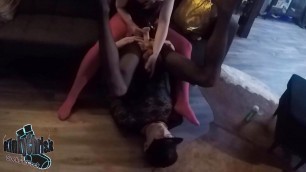 KinkyChrisX is being prepared for pegging.