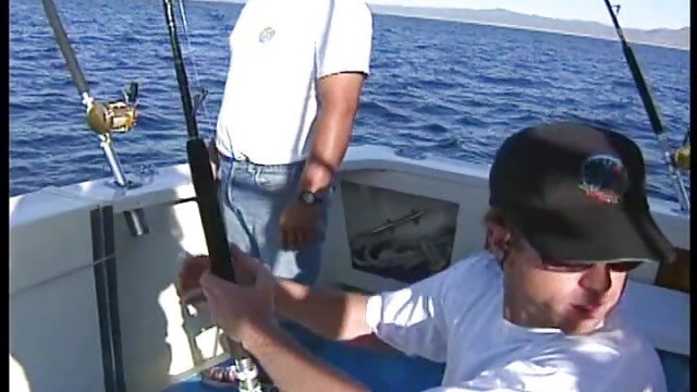 young brunette gets fucked by captain on yacht ship