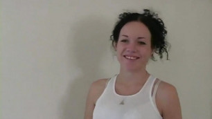 Trina gives a blowjob in close up POV